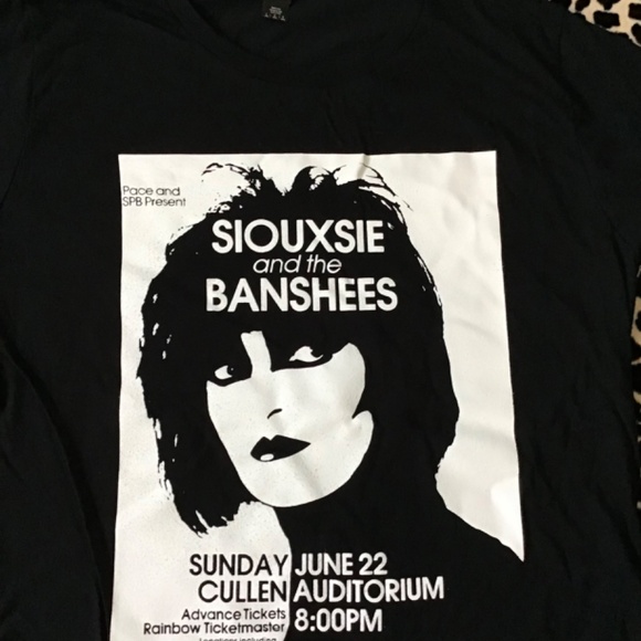 Siouxsie and The Banshees Vintage Flyer Tee - Picture 2 of 2